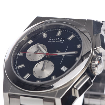 Gucci Stainless Steel 40mm Pantheon Chronograph Quartz Watch Black 10 of 11