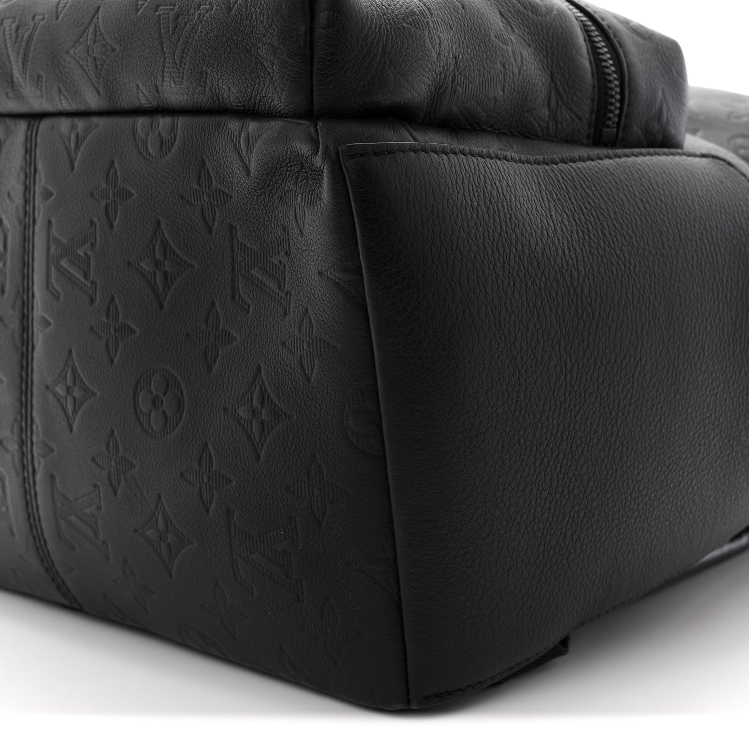 Louis Vuitton Calfskin Monogram Shadow Discovery Backpack  Black 9 of 10