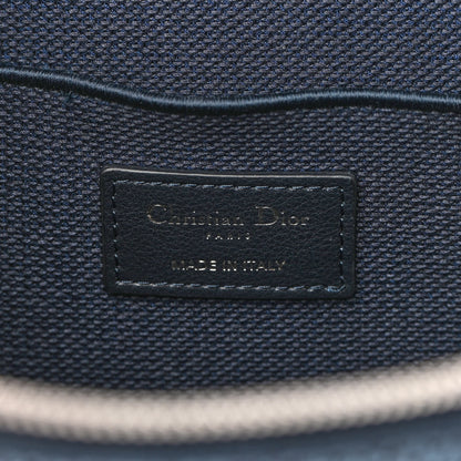 Christian Dior Canvas Embroidered Palm Tree Diortravel Vanity Case Blue Multicolor 6 of 8