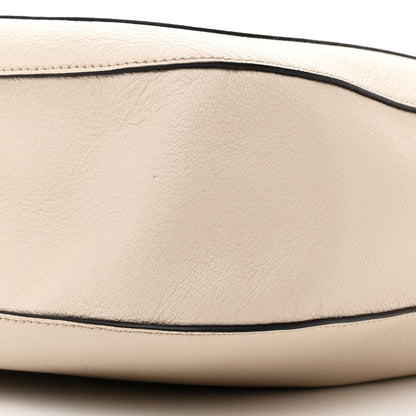 Burberry Grainy Calfskin Small Elmstone Hobo Limestone 12 of 13