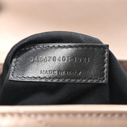 Saint Laurent Calfskin Y Quilted Monogram Toy Loulou Crossbody Bag Taupe 7 of 10
