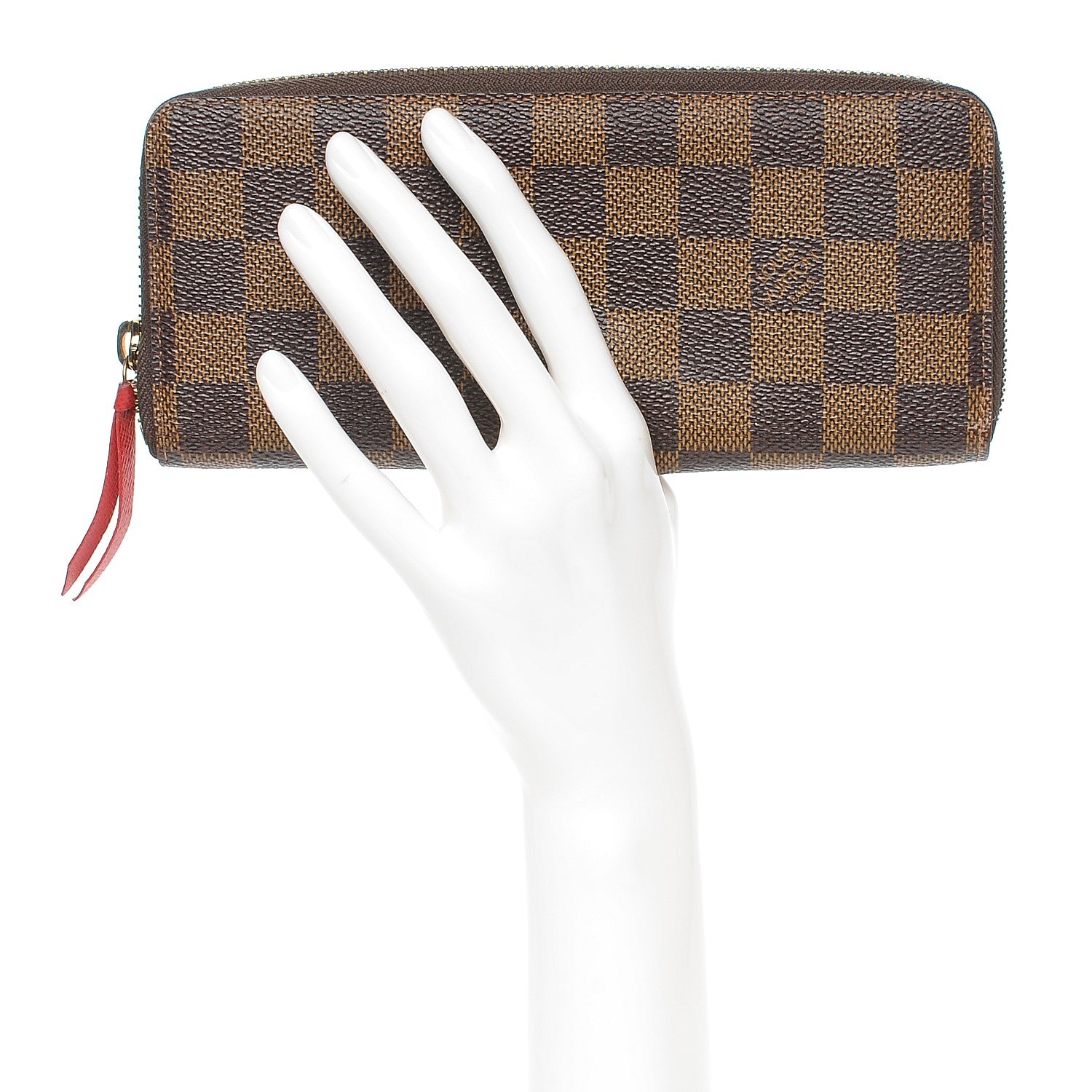 Louis Vuitton Damier Ebene Clemence Wallet 2 of 9