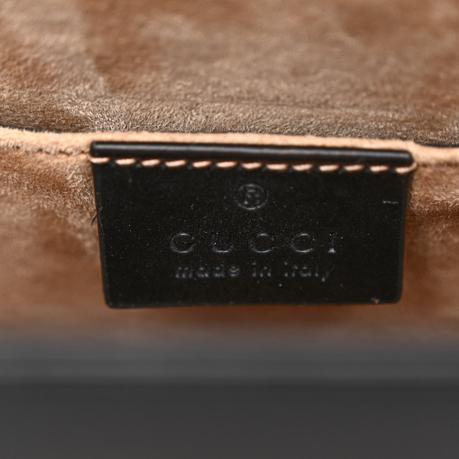 Gucci Calfskin Animal Studs Mini Sylvie Top Handle Bag Black 6 of 13
