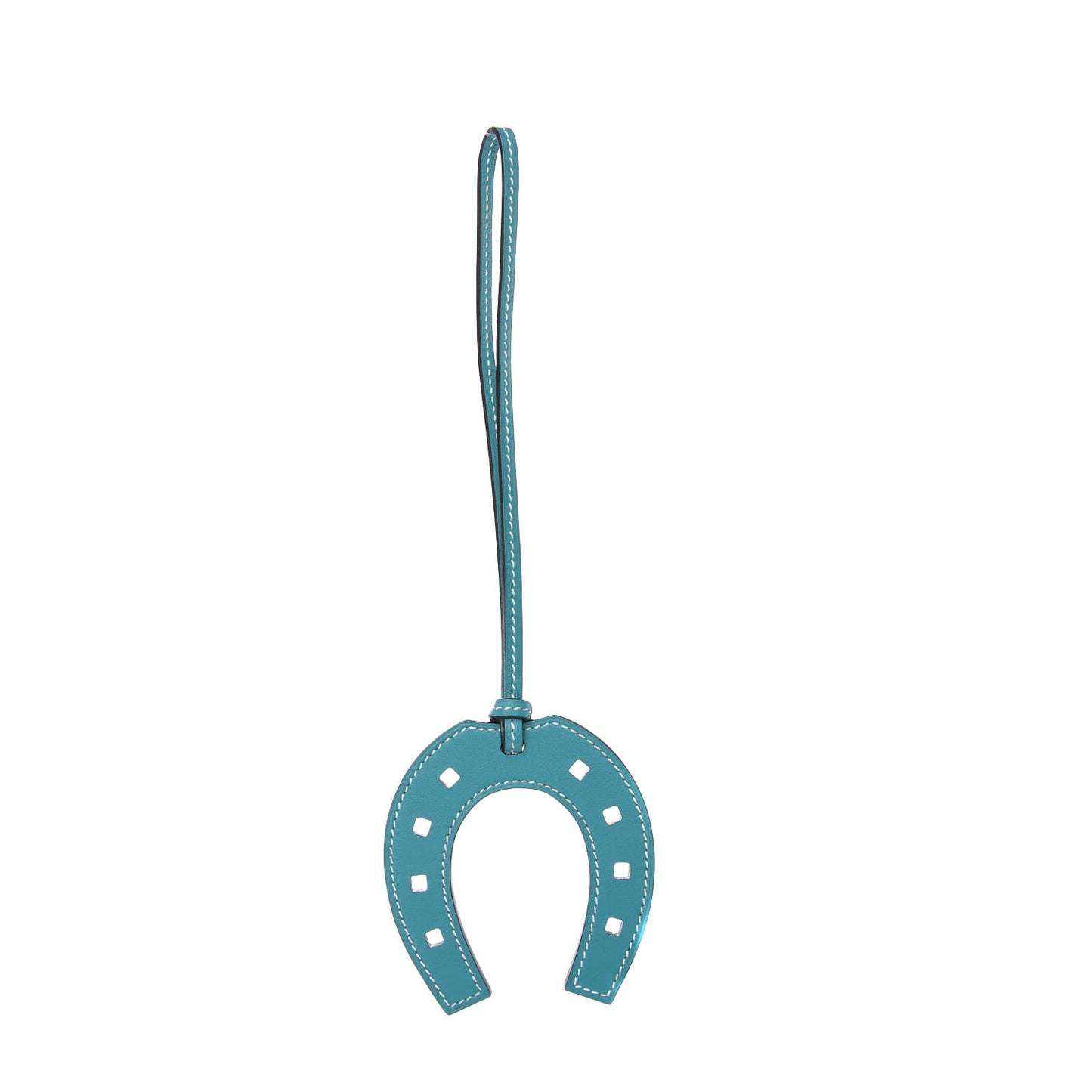 Swift Paddock Horseshoe Bag Charm Bleu Paon