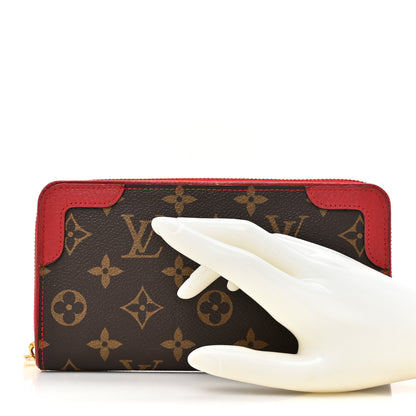 Louis Vuitton Monogram Retiro Zippy Wallet Cherry 2 of 11