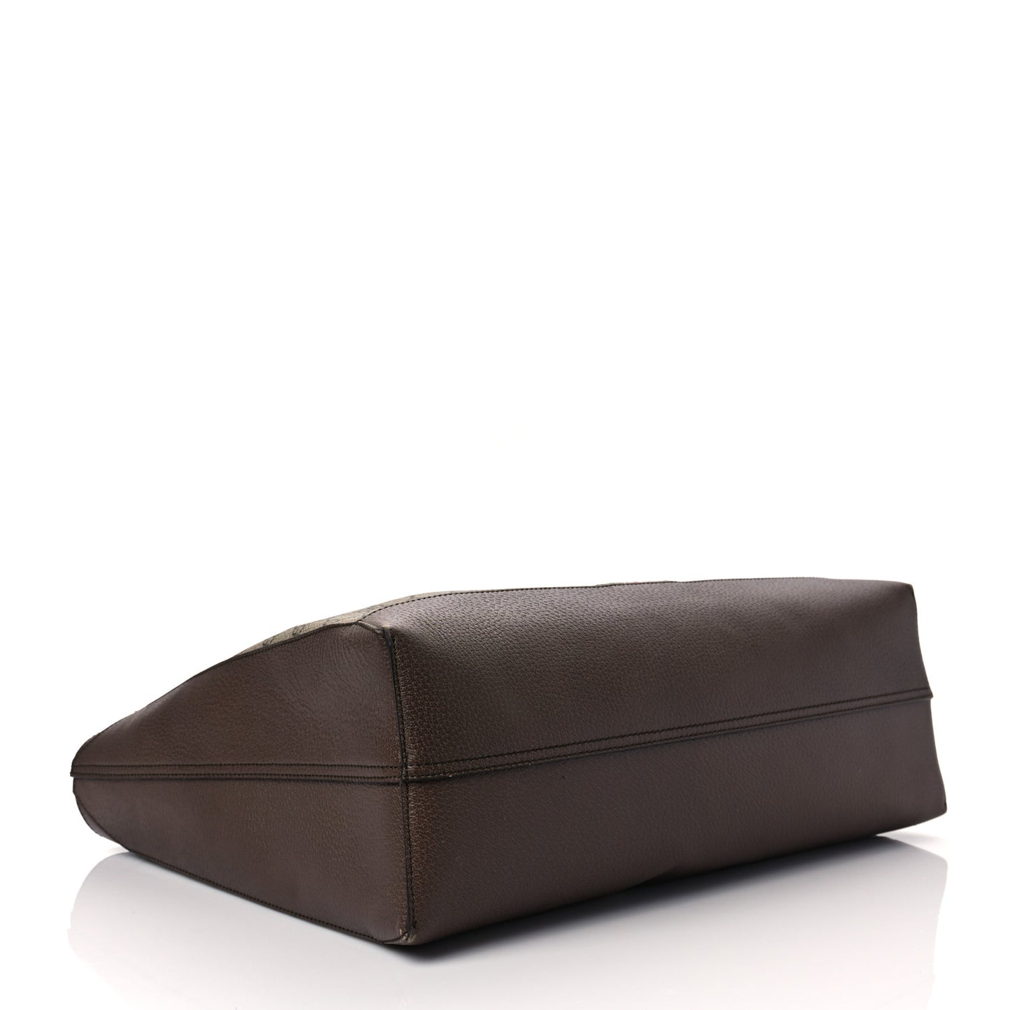 GG Supreme Monogram Web Ophidia Tote Brown