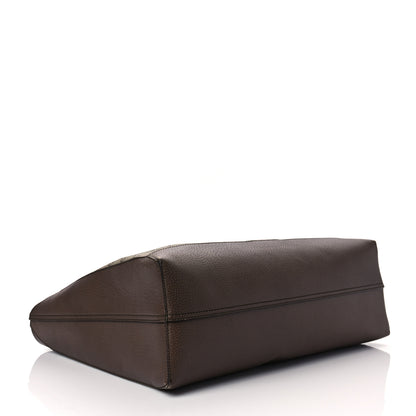 Gucci GG Supreme Monogram Web Ophidia Tote Brown 5 of 12