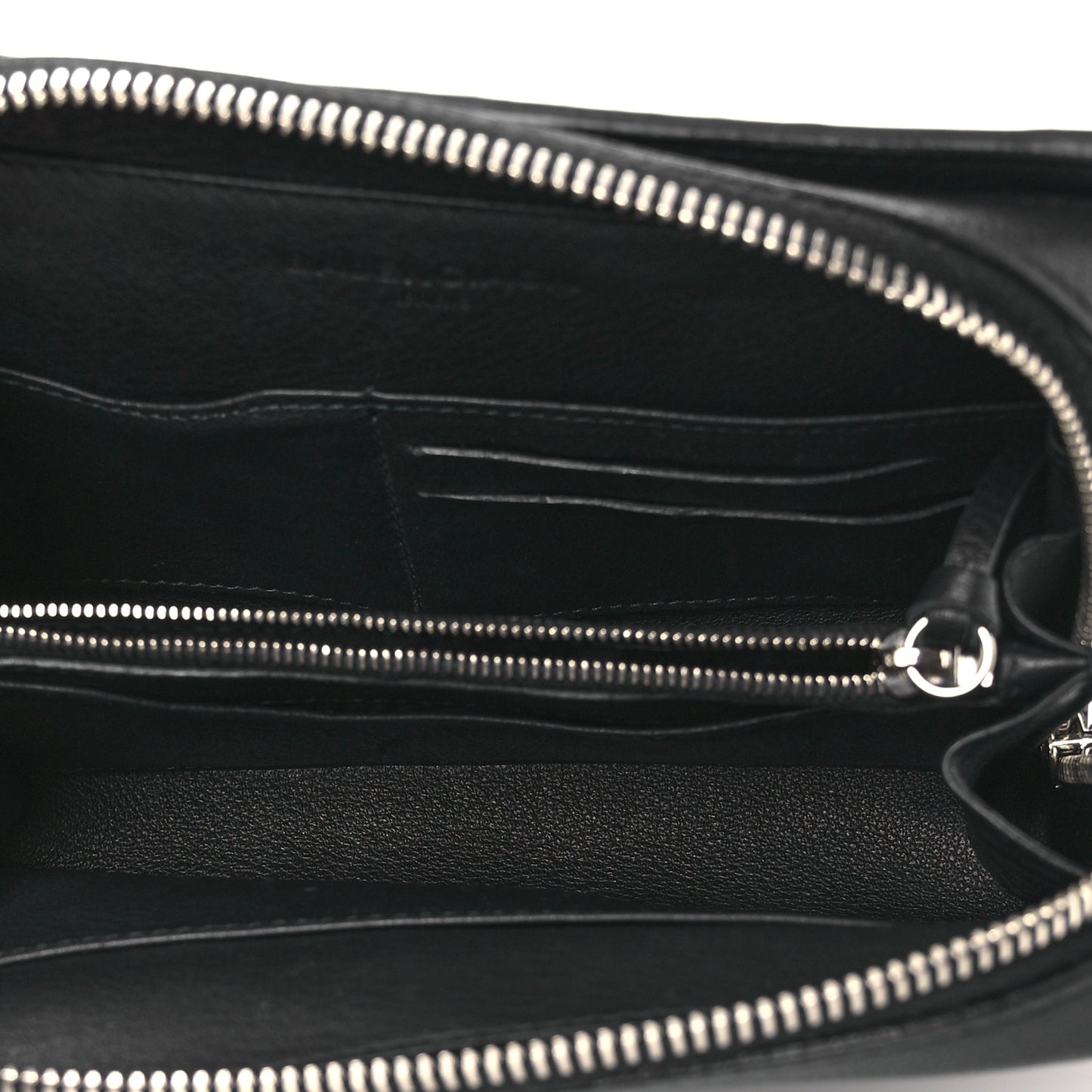 Calfskin Papier Belt Bag Black