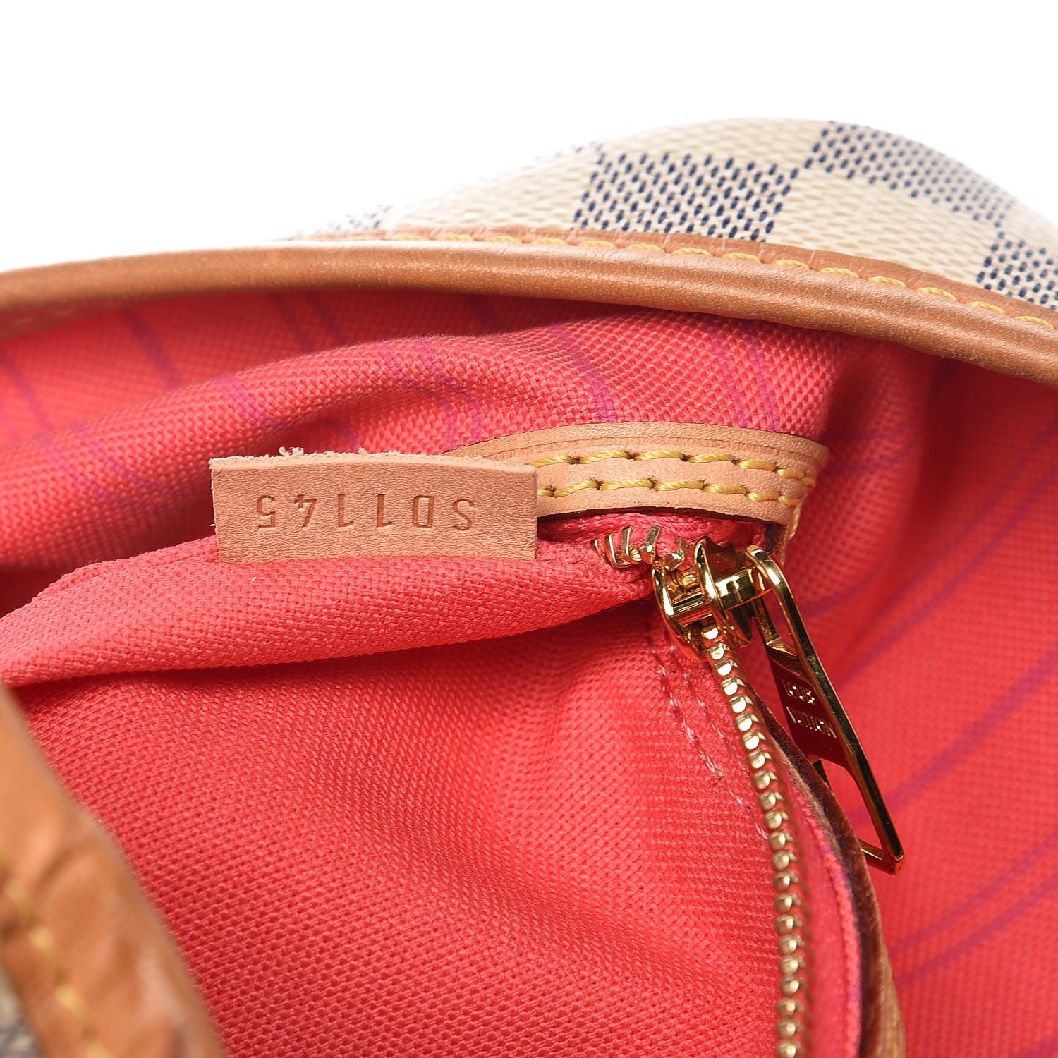 Louis Vuitton Damier Azur Delightful PM Pink 8 of 13
