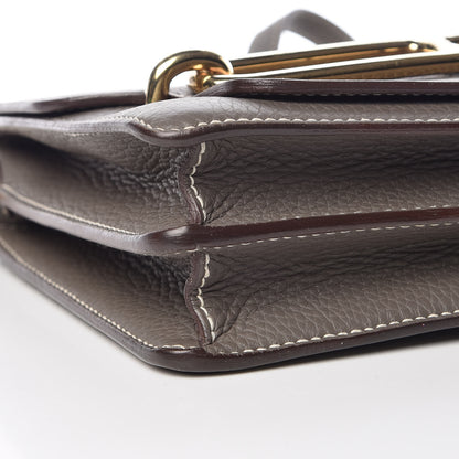 Hermes Taurillon Clemence Sac Roulis 23 Etain 5 of 9