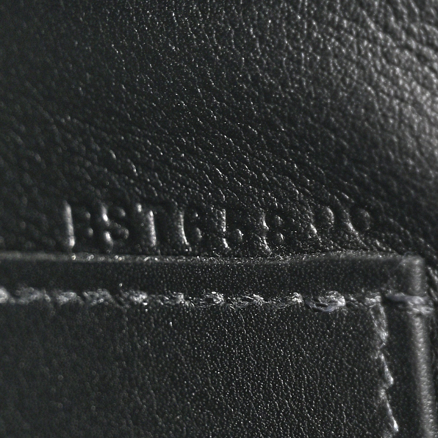 Hermes Swift Kelly Pochette Clutch Black 7 of 8