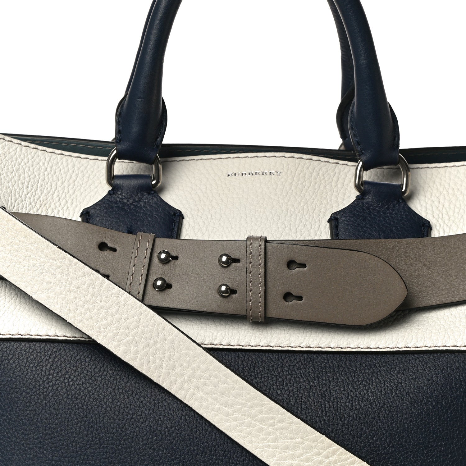 Burberry Soft Grain Calfskin Medium Belt Bag Regency Blue 6 of 14