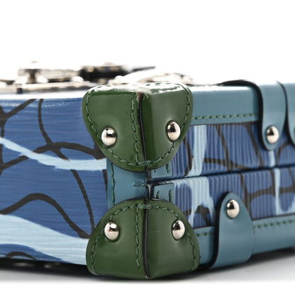 Louis Vuitton Epi Petite Malle Aqua 9 of 9