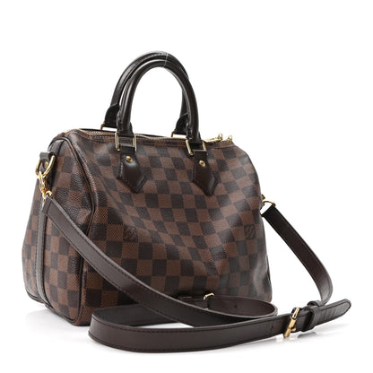 Louis Vuitton Damier Ebene Speedy Bandouliere 25 3 of 10