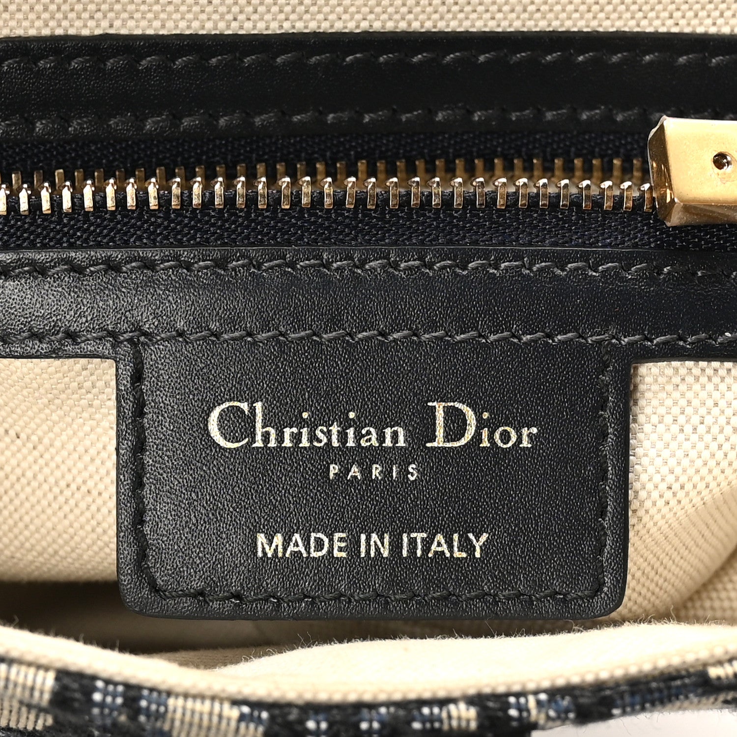 Christian Dior Oblique Saddle Bag Blue 6 of 11