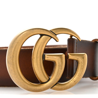 Gucci Faded Calfskin Double G 40mm Belt 105 42 Cuir 8 of 8