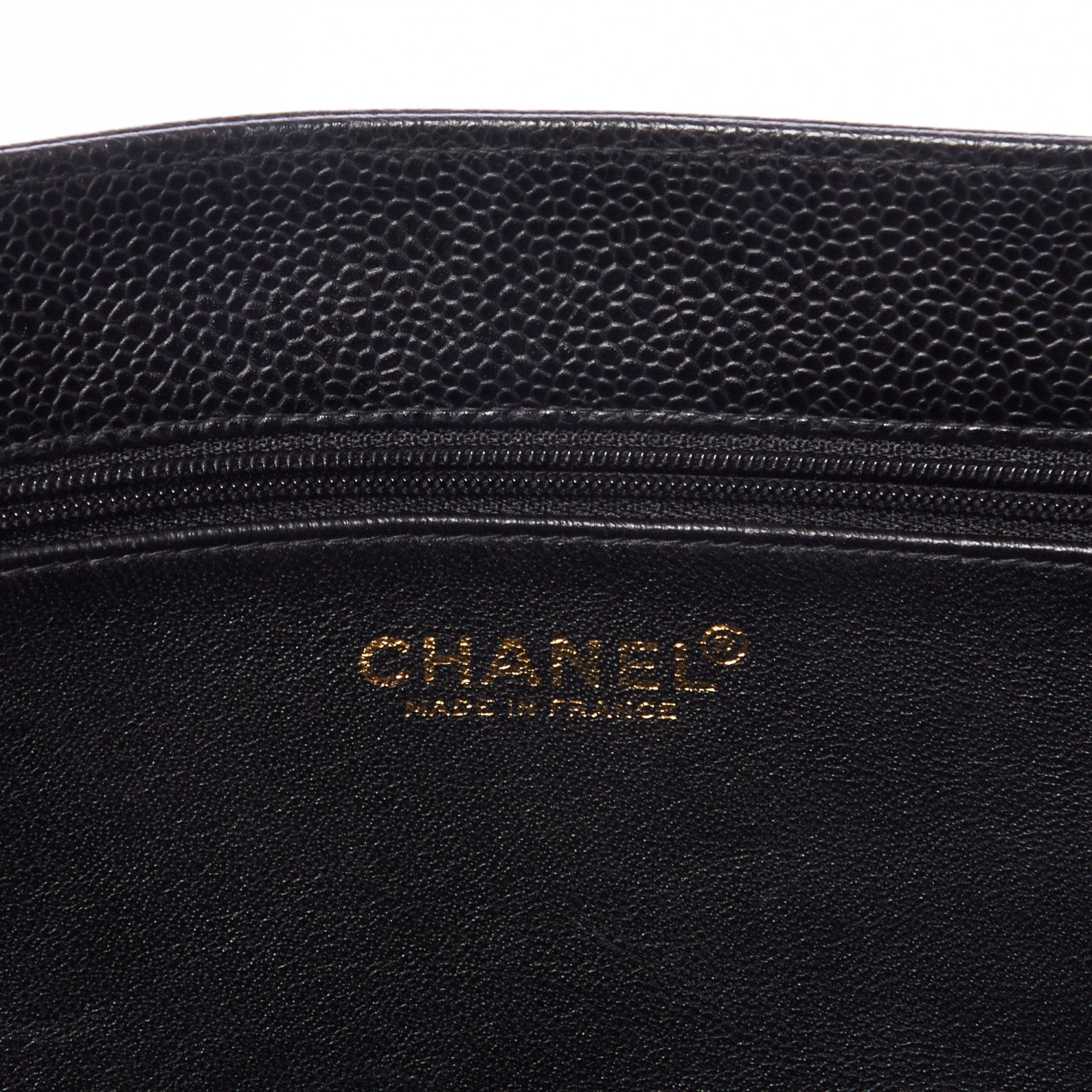 Chanel Caviar CC Tote Black 7 of 9