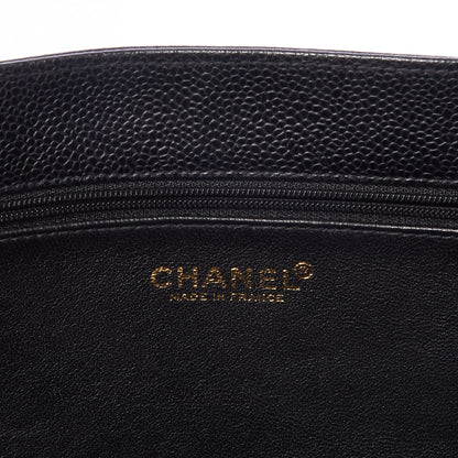 Chanel Caviar CC Tote Black 7 of 9