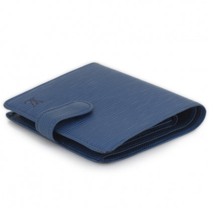 Louis Vuitton Epi Porte-Billets Compact Wallet Blue 5 of 12