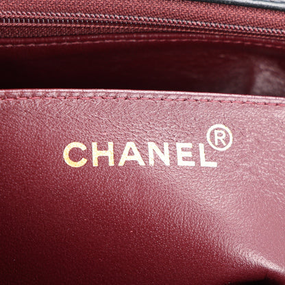 Chanel Lambskin Quilted Jumbo Single Flap Black 8 of 12