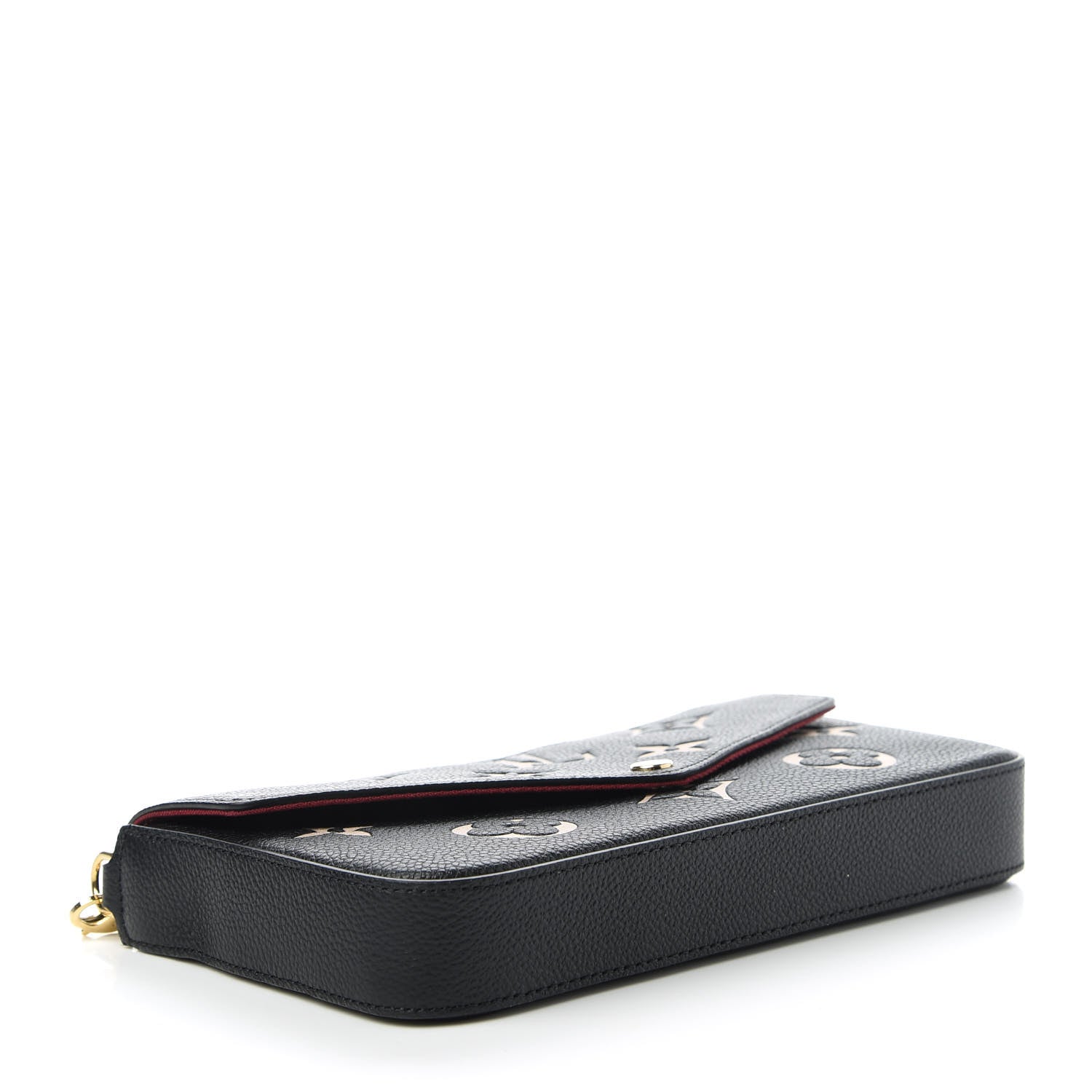 Louis Vuitton Empreinte Monogram Giant Felicie Pochette Black Beige 4 of 10