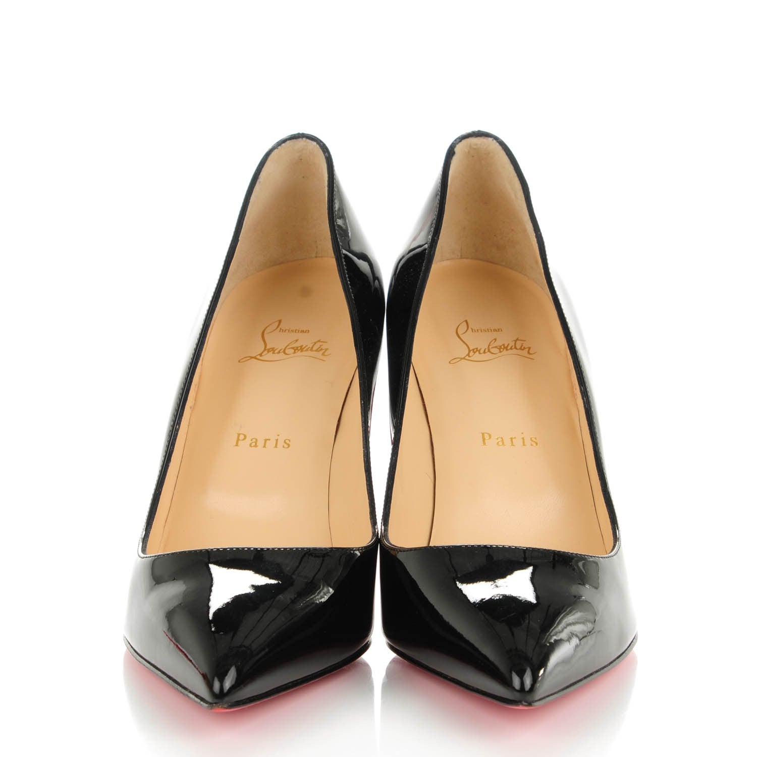 Christian Louboutin Patent Pigalle 85 Pumps 41 Black 2 of 9