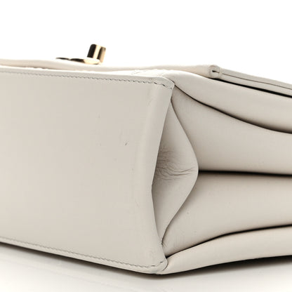 Chanel Calfskin Stitched Large Flap White 11 of 12