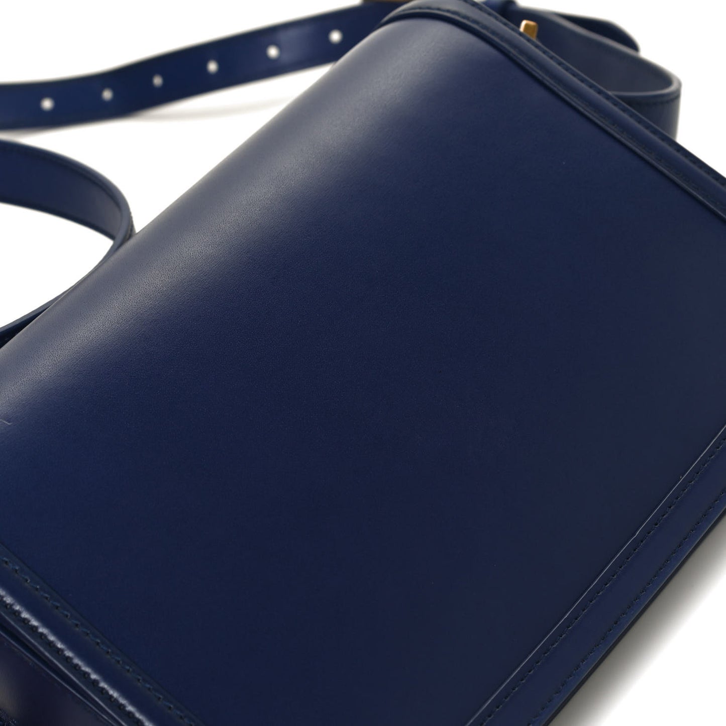 Box Calfskin Monogram Medium Solferino Satchel Blue