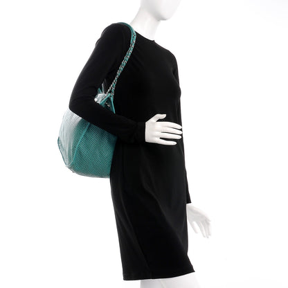 Chanel Calfskin Perforated Up In The Air Tote Green 2 of 10