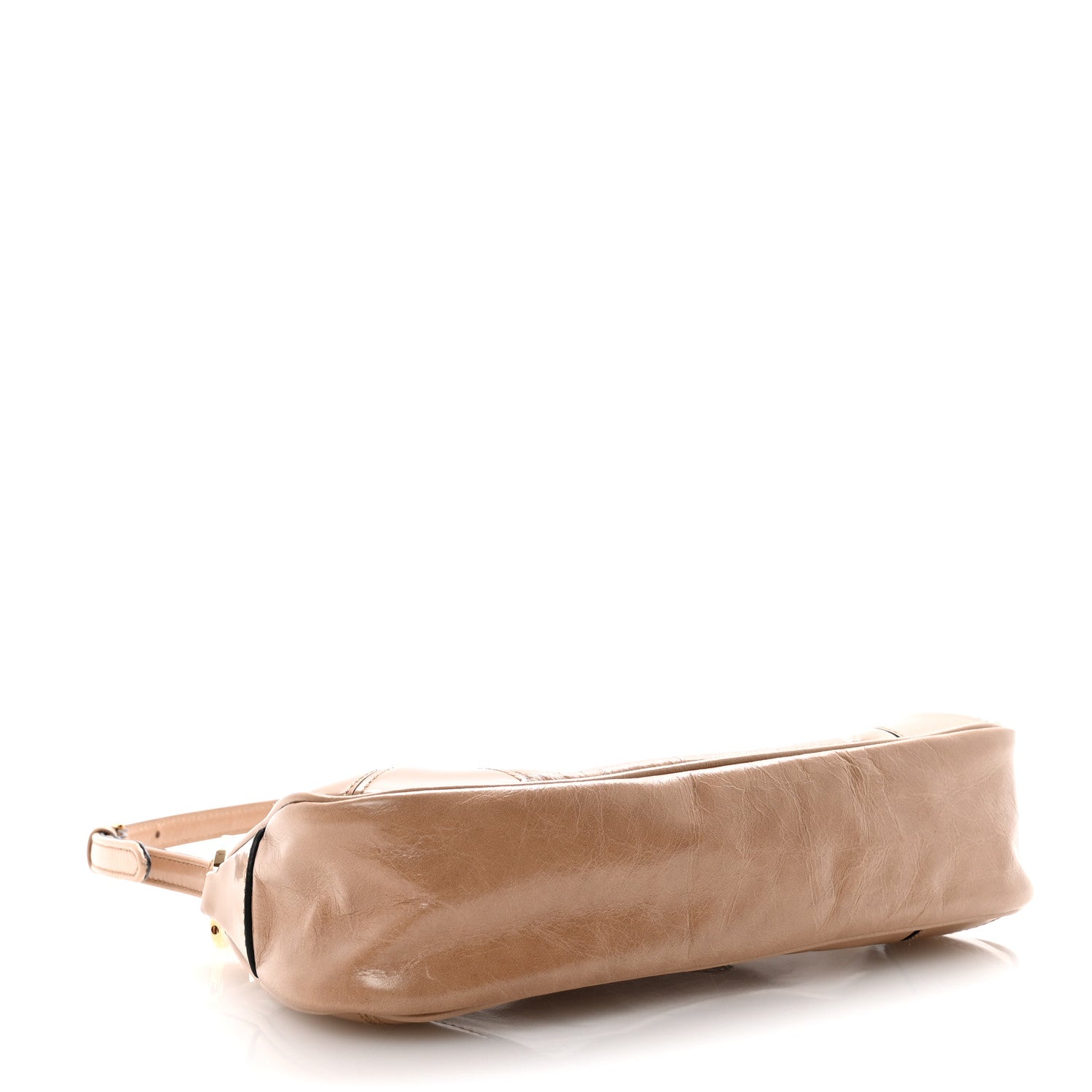 Prada Soft Lux Calfskin Re-Edition 2002 Shoulder Bag Travertine 4 of 10
