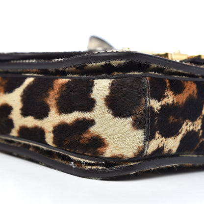 Miu Miu Calfskin Hair Leopard Crossbody Bag 11 of 13