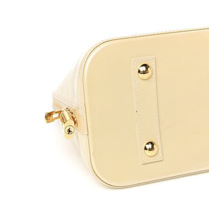 Louis Vuitton Vernis Alma PM Blanc Corail 6 of 9
