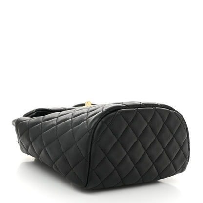 Chanel Calfskin Quilted Mini Urban Spirit Backpack Black 4 of 10