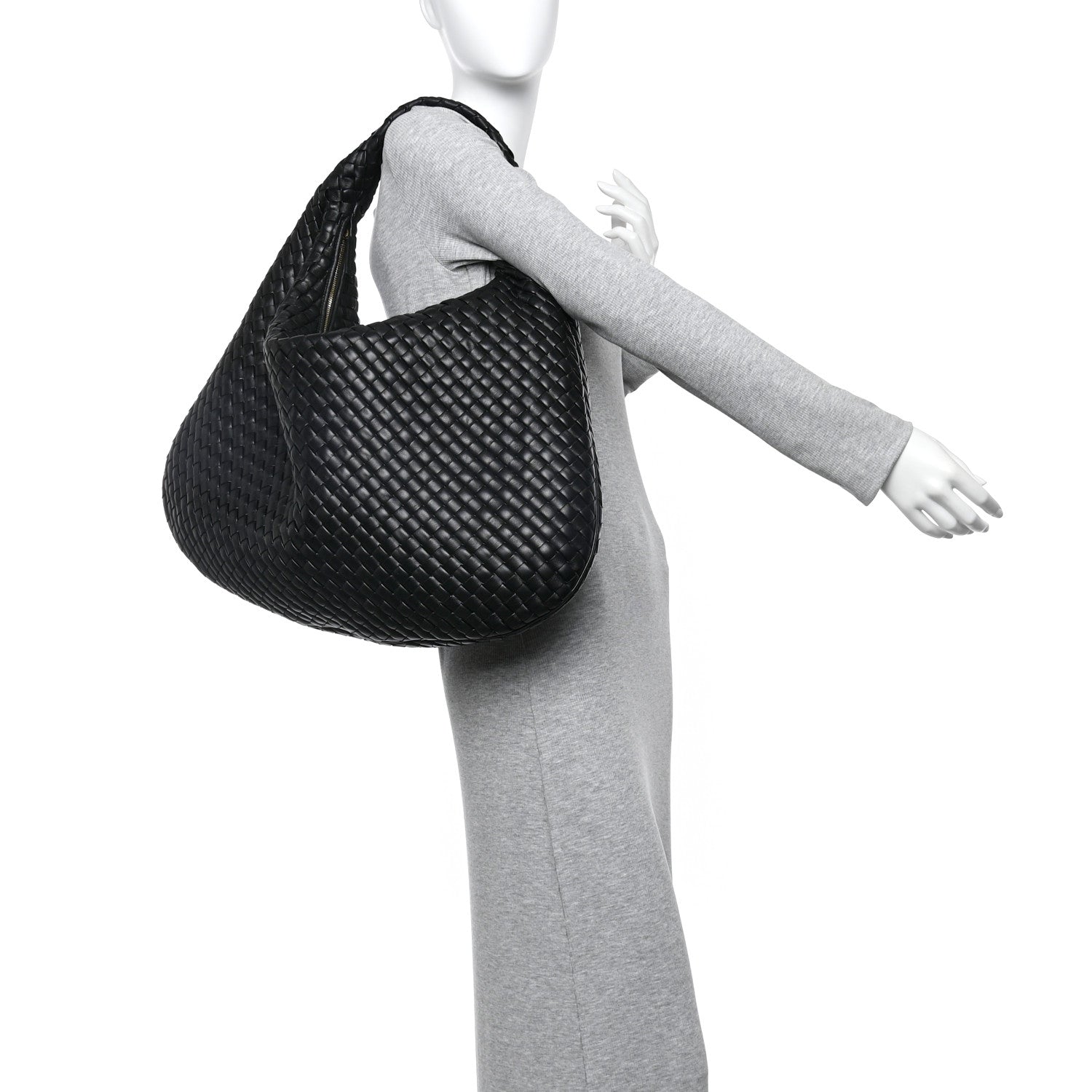 Bottega Veneta Supple Nappa Intrecciato Maxi Veneta Black 2 of 10