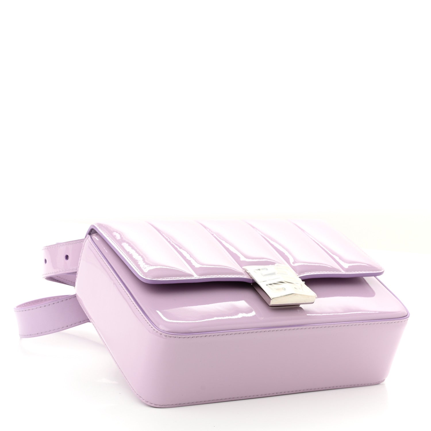 Givenchy Patent 4G Medium Padded Crossbody Bag Lilac 4 of 10