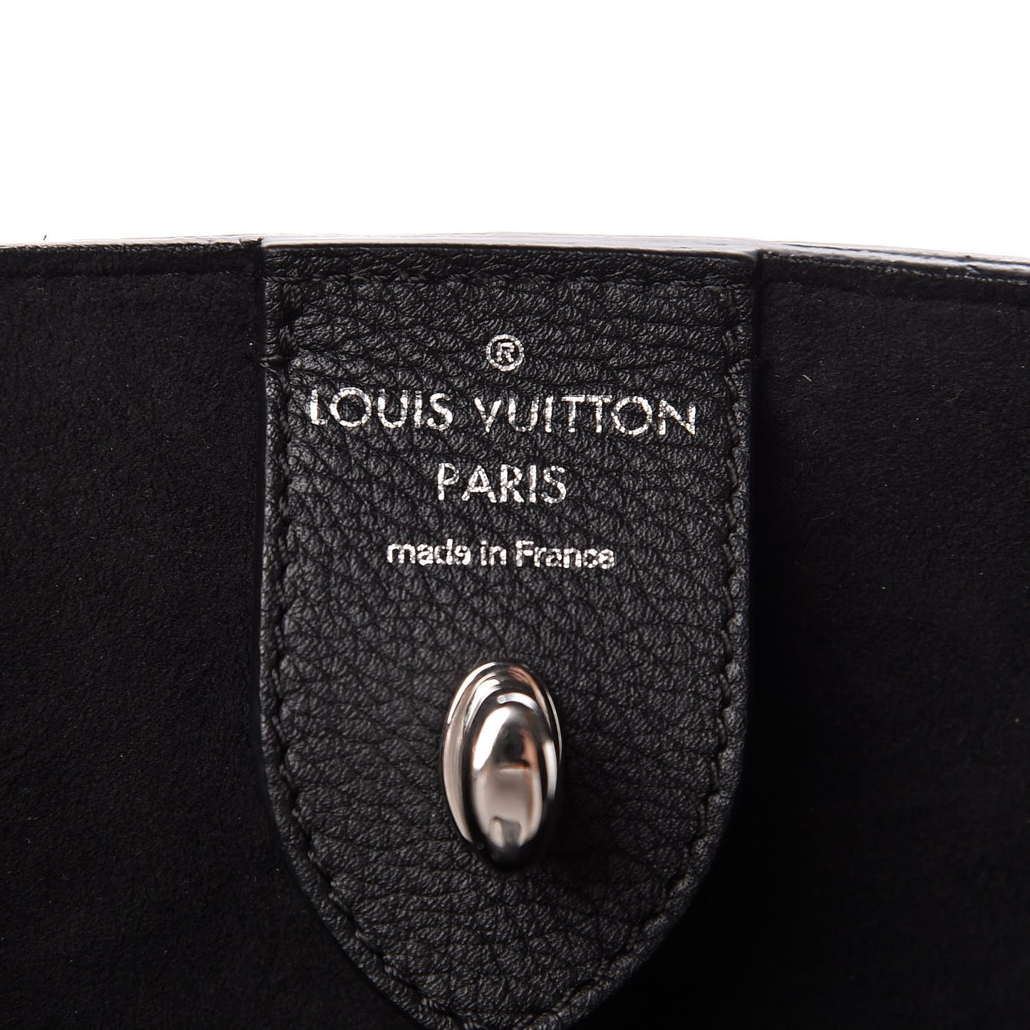 Calfskin Lockme Cabas Black