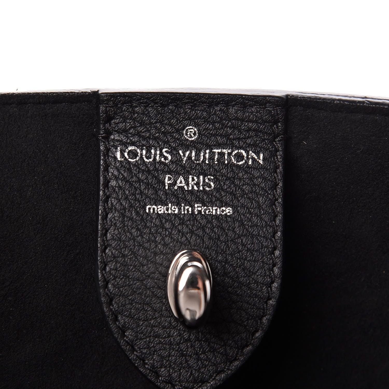 Louis Vuitton Calfskin Lockme Cabas Black 7 of 12