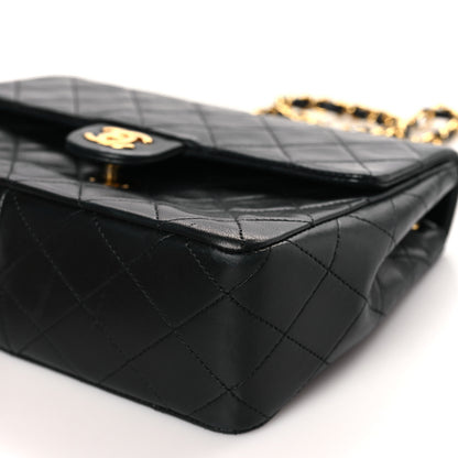 Chanel Lambskin Quilted Mini Square Flap Black 9 of 9