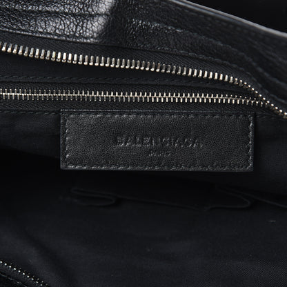 Balenciaga Chevre Silver Metallic Edge Hardware City Black 6 of 13