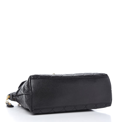 Chanel Caviar Quilted Flap Shoulder Bag Black 4 of 10
