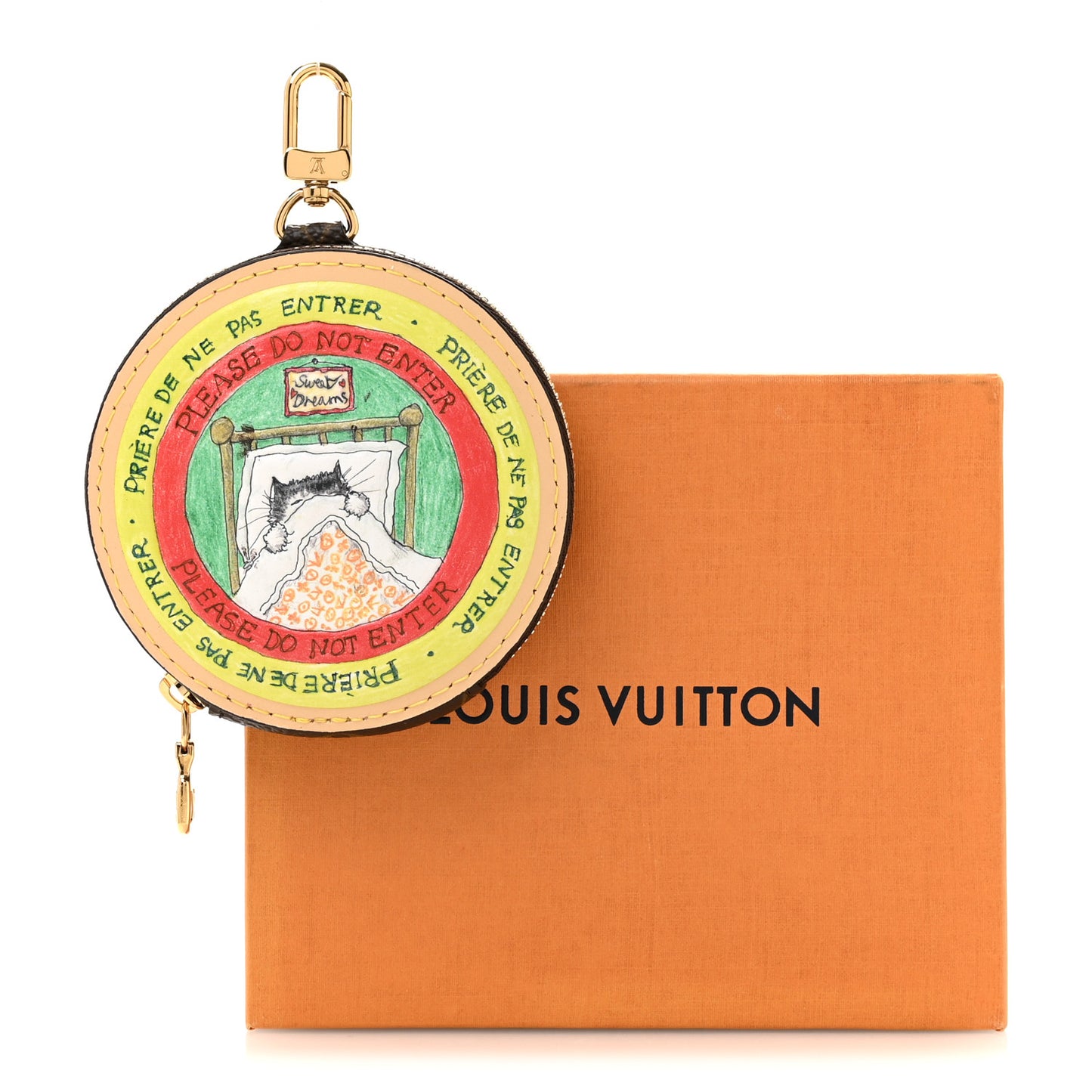 Monogram Grace Coddington Slippy Round Coin Purse Multicolor