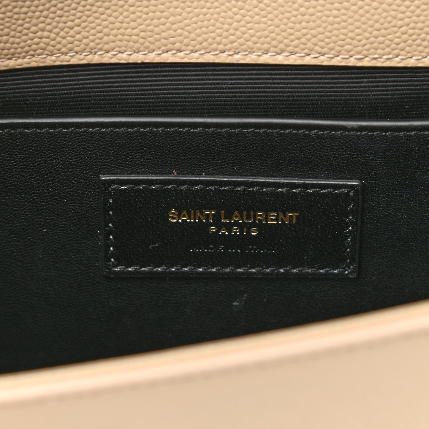 Grain De Poudre Classic Kate Monogram Clutch Nude Powder