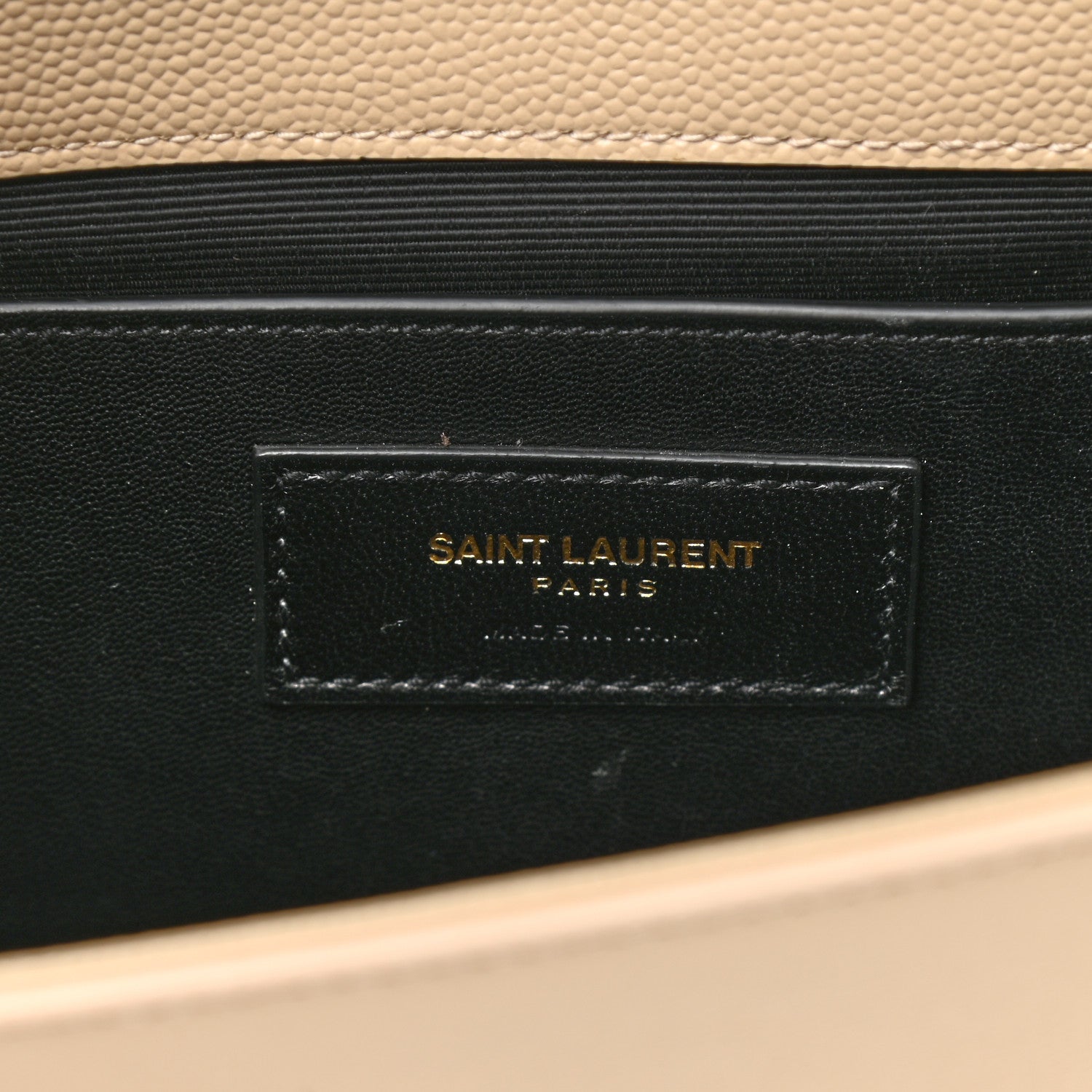 Saint Laurent Grain De Poudre Classic Kate Monogram Clutch Nude Powder 6 of 10