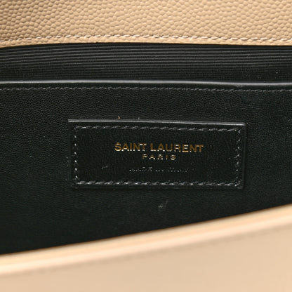 Saint Laurent Grain De Poudre Classic Kate Monogram Clutch Nude Powder 6 of 10