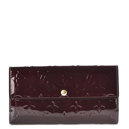 Louis Vuitton Vernis Sarah Wallet Amarante 1 of 6