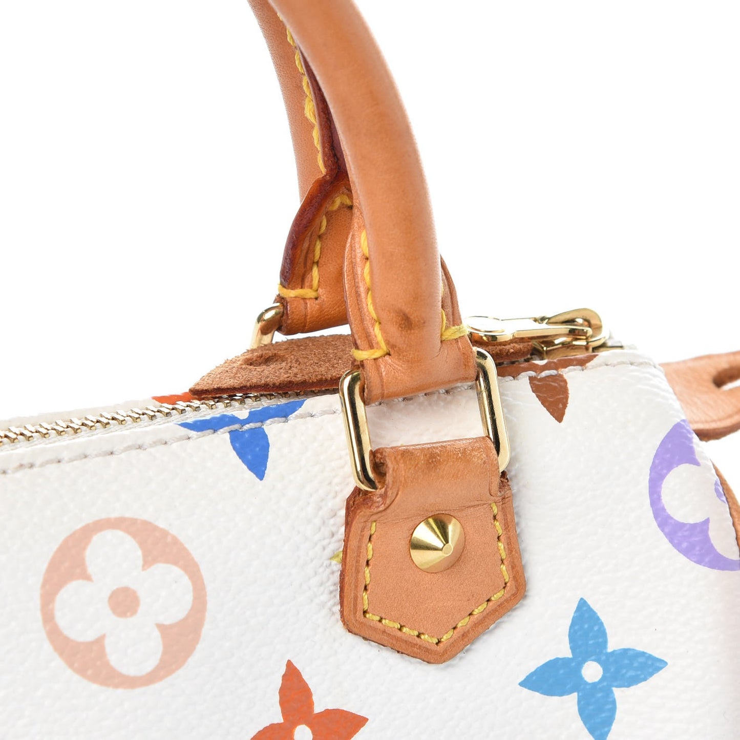 Monogram Multicolor Mini Sac HL Speedy White