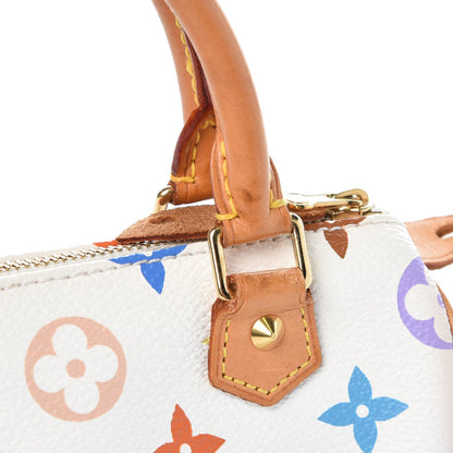 Louis Vuitton Monogram Multicolor Mini Sac HL Speedy White 9 of 9