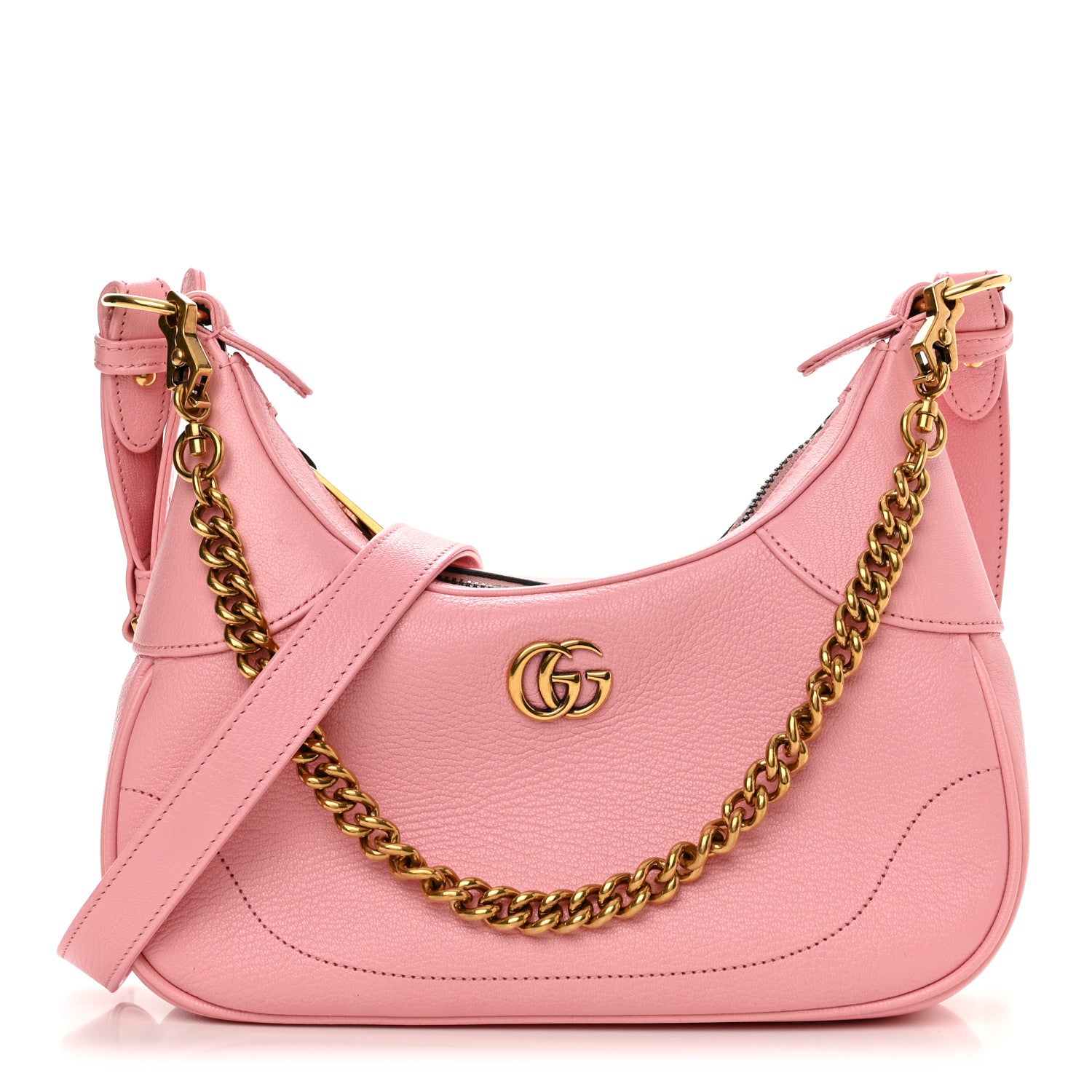 Gucci Goatskin Small Aphrodite Shoulder Bag Wild Rose 1 of 11