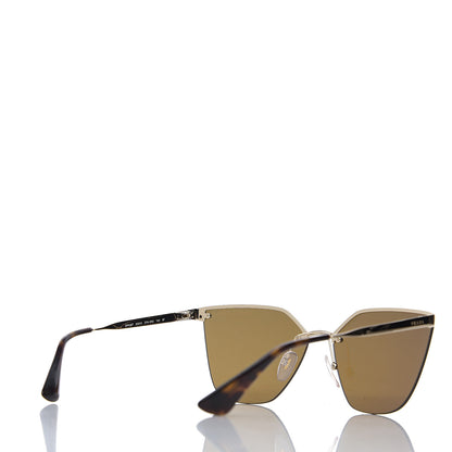 Prada Cat Eye Sunglasses SPR 68T Gold 4 of 8