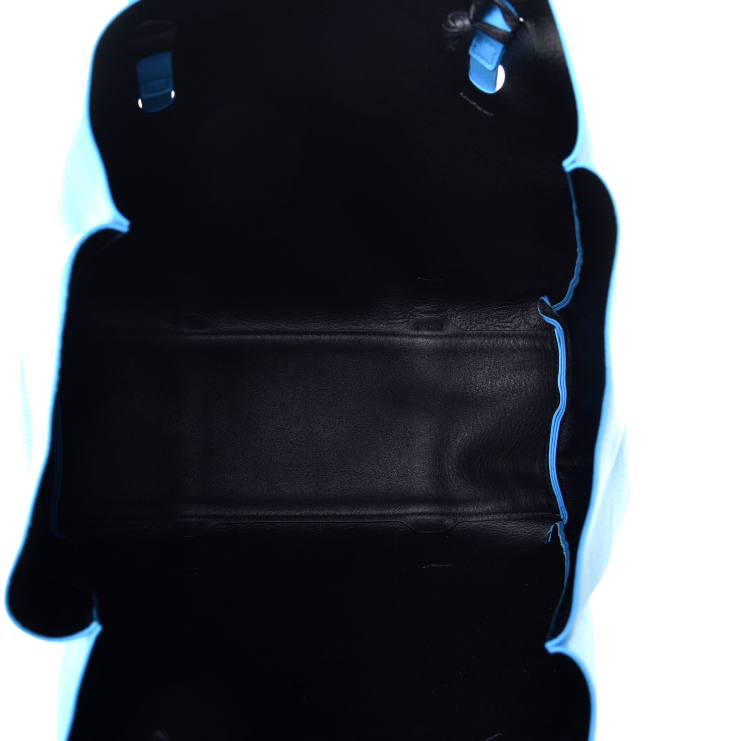 Balenciaga Veau Baltimore Double Sided Small Everyday Tote Bleu Turquoise Black 5 of 9